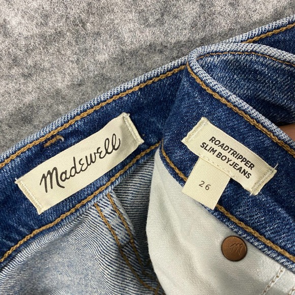 Madewell Roadtripper Boyjean, size 26, slim cut - Picture 6 of 6